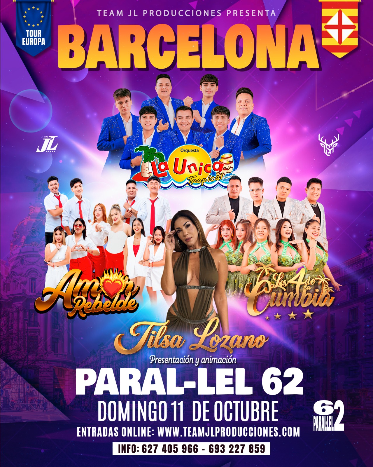 Flyer Concierto Barcelona